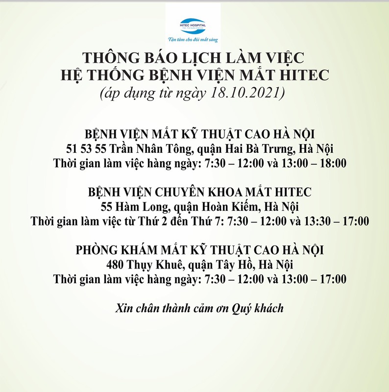 he-thong-benh-vien-mat-hitec-tran-trong-thong-bao-lich-lam-viec